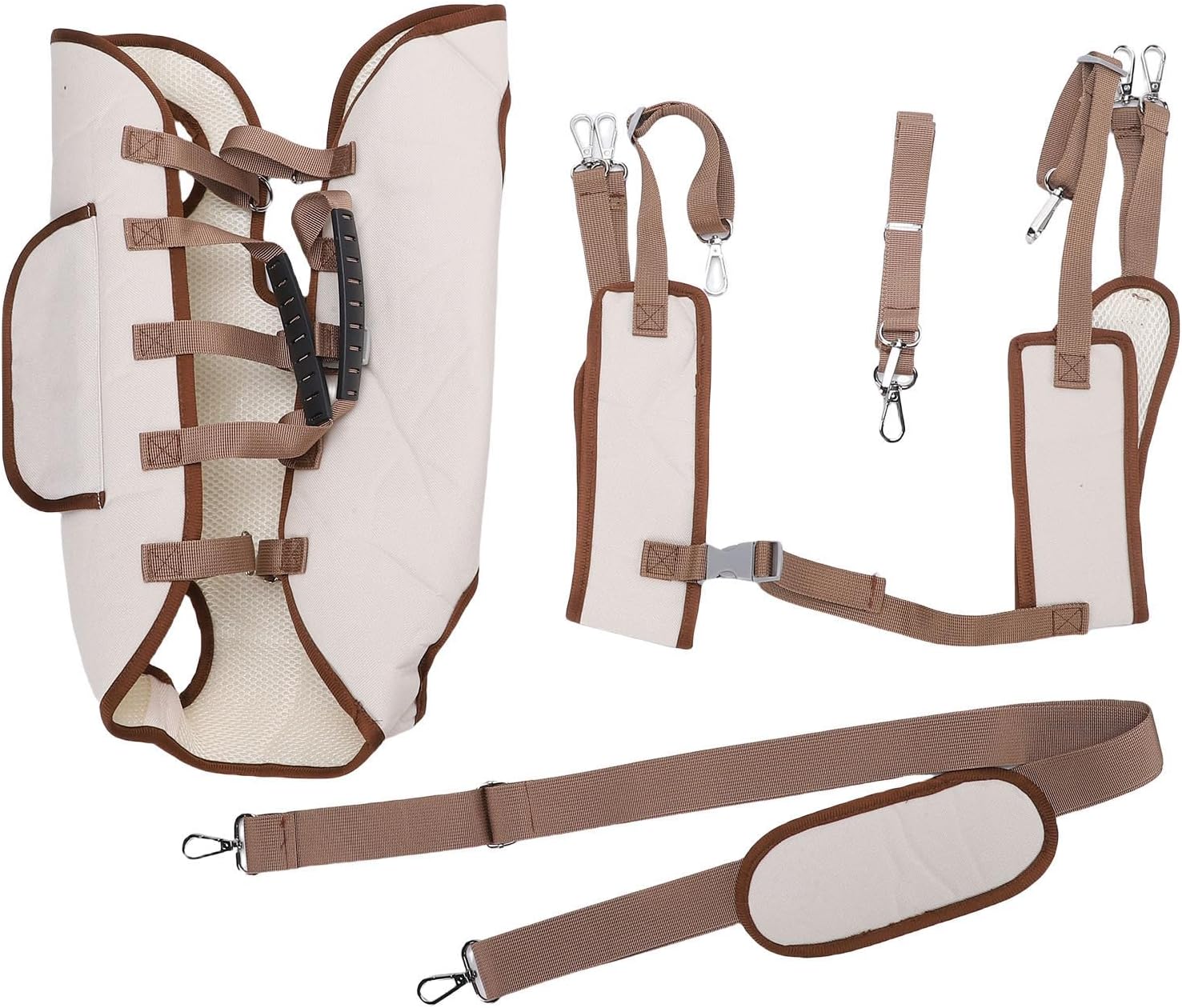 Dog Lift Harness, Full Body Adjustable Dog Sling Carrier, Walking Harness with Handle Leash and Shoulder Straps for Elderly Dogs Joint Injuries Arthritis Paralysis (XL)
