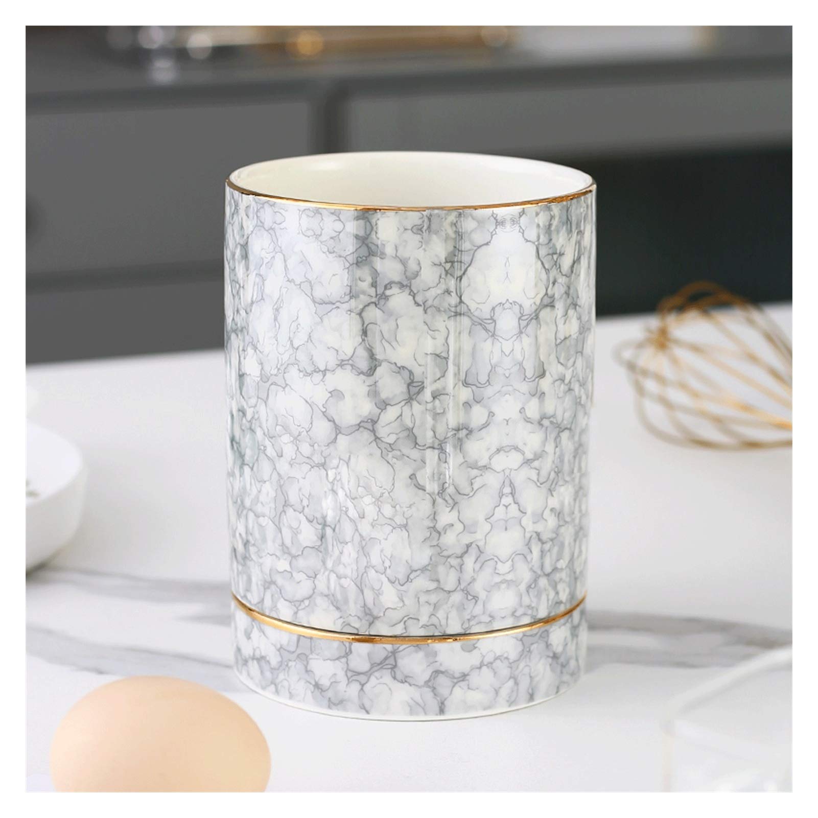 Utensilienhalter LEuche Luxus Keramik Besteck Abtropfer und Organizer Kreativität Utensil Trocknung Rack Essstäbchen Halter Home Küchenutensilien Essstäbchen Halter Besteckhalter ( Color : B )