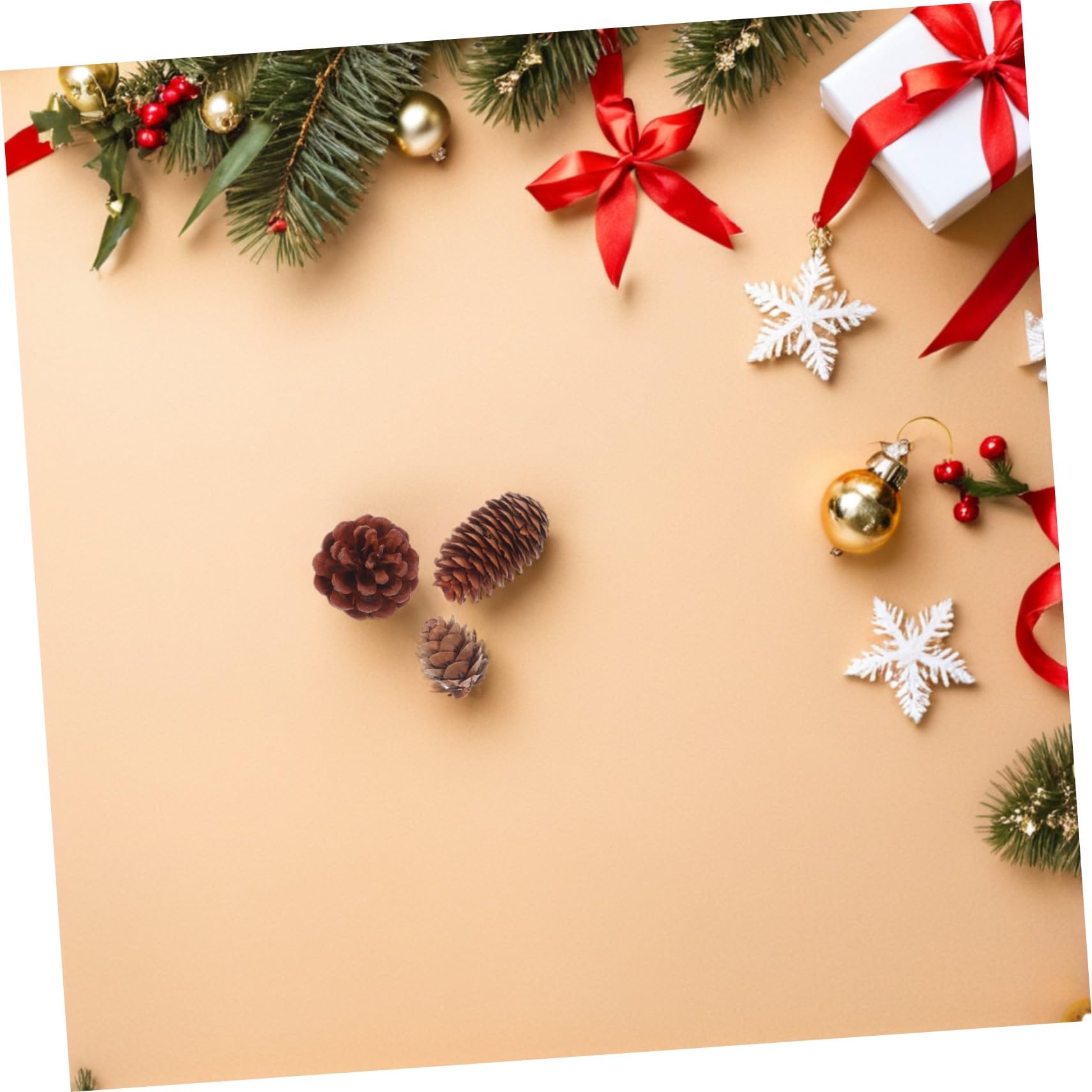 120 Piezas De Piñas Secas Adornos Navideños Piñas Naturales Relleno para Jarrones Café