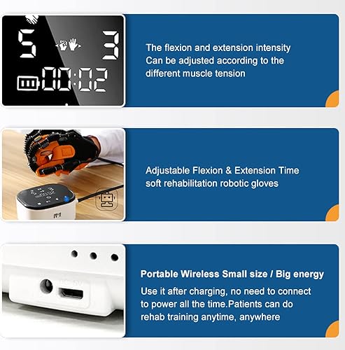 Miniatura 3 de Guantes robot de rehabilitación de manos domésticas, dispositivo de rehabilitación de fisioterapia, robótica, dispositivo de rehabilitación