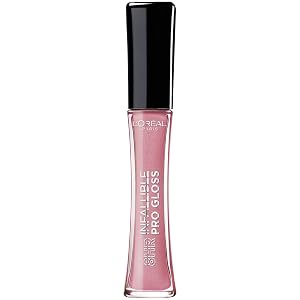 LOreal Paris Makeup Infallible 8 Hour Hydrating Lip Gloss Pink Opal 0 21 Fl Oz