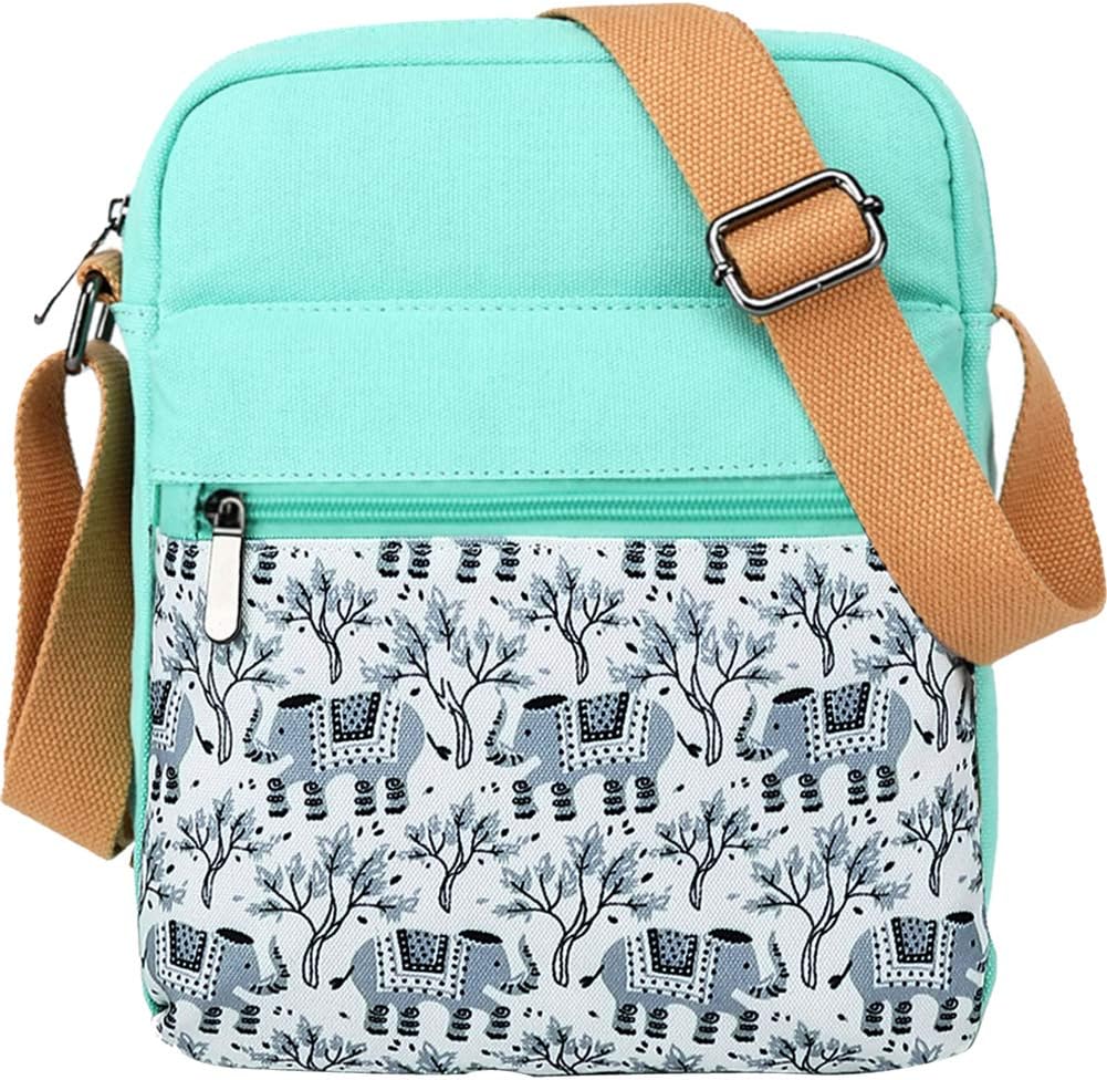 Choco MochaSmall Crossbody Elephants Purse for Girls and Women
