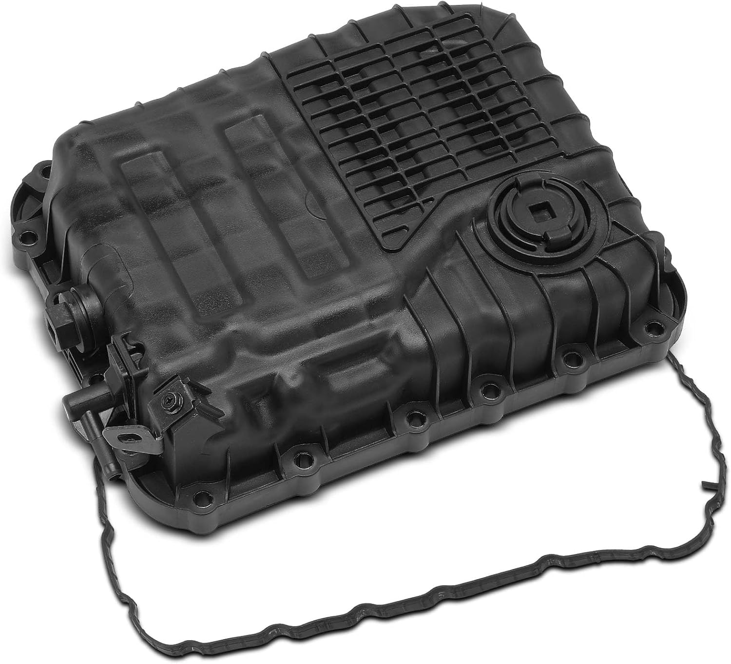 A-Premium Transmission Oil Pan with Drain Plug and Gasket Compatible with Hyundai Elantra 2017-2018 2.0L & Kia Forte 2017-2018 2.0L