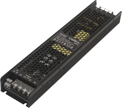 Triac Dimmable LED Driver 24V 400W IP20 ETL Listed, 5-in-1 Dimming Triac/ELV/0-10V/PWM, Works with Standard Wall Dimmers, Flicker-Free Transformer Power Supply for LED Strip Lights