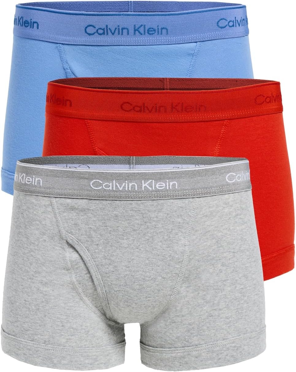 Calvin Klein underwear Men's Cotton Classics Trunks 3 Pack