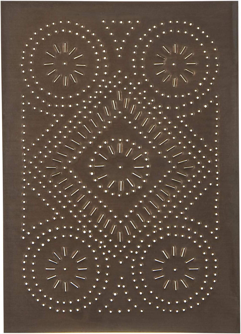 Irvin's Tinware Diamond Panel in Blackened Tin