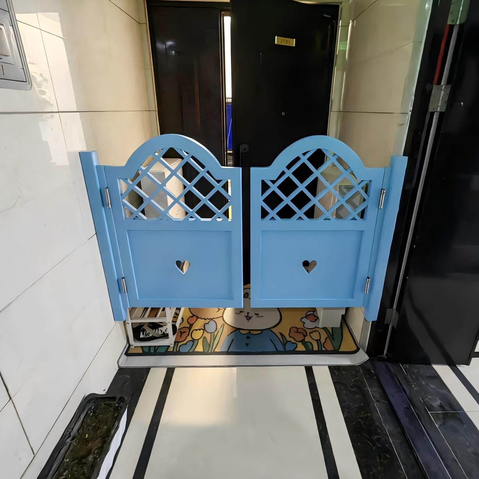 Portes battantes de café pour séparer la salle de bain et la chambre avec élégance