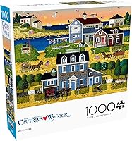 Vista 7 de Buffalo Games - Rompecabezas de 1000 piezas Charles Wysocki Hound of The Baskerville, fabricado en Estados Unidos, tablero reciclado premium