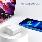 USBC Charger Block for iPhone 17 Charging Plug,MFI Certified Fast USB C Wall Cube 2Pack Power Adapter for iPhone 17/Air/16/16E Pro/Plus/Pro Max/15/14/13/12/11,for iPad Air/Mini USB-C Charge Brick Box