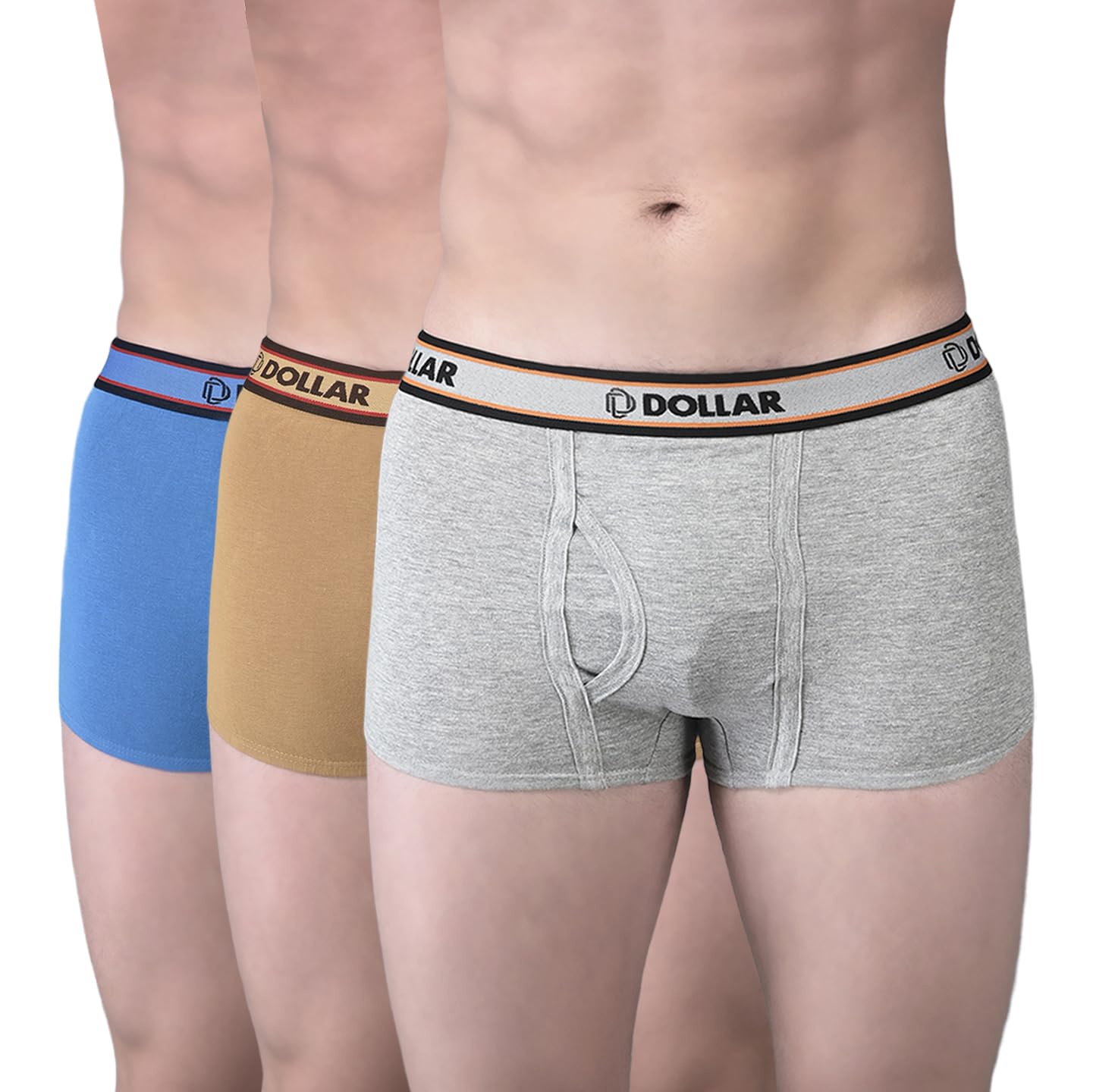 Dollar Bigboss Men’s Cotton Mini Trunk T/E Regular Solid