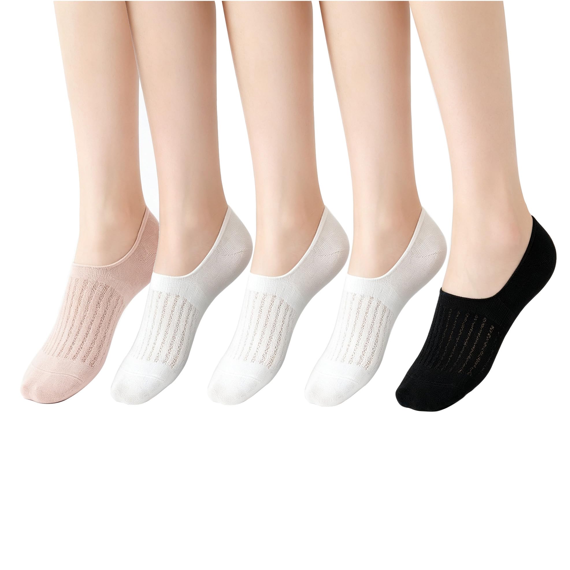 Women's No Show Socks Colorful stripes Ankle Socks for Women, Low Cut Socks Short Cotton Socks