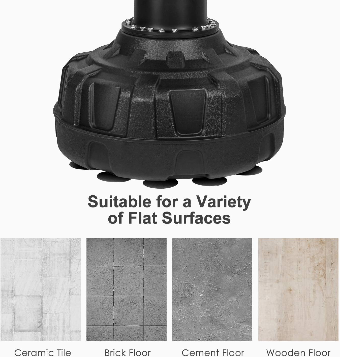 BAHOM 253LBS Standing Punching Bag with 12 Suction Cup Base,Professional 69” Freestanding Kickboxing Heavy Bag for Adults Teenager Youth at Home, Gym, Office : Sports & Outdoors