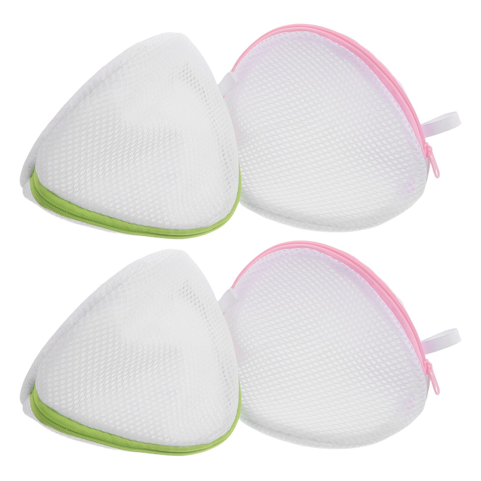 Bolsa de lavado para ropa interior OSALADI de poliéster semicircular pack de 4 unidades