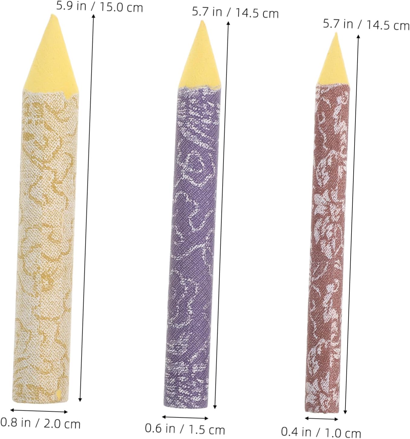 HOMSFOU 3pcs Blending Sticks for Sketching and Drawing Versatile Art Tools for Blending and Shading Includes and Pens for Artists