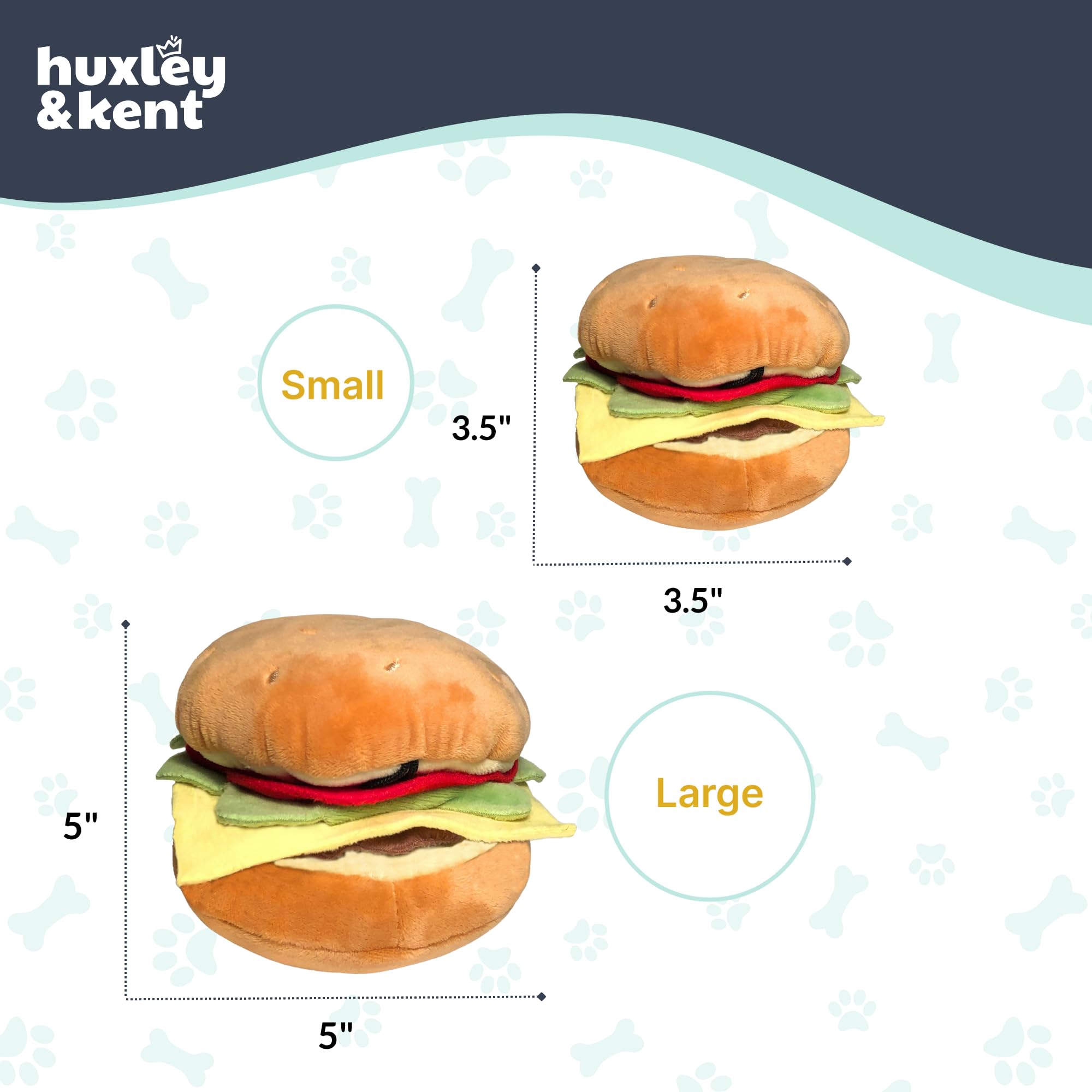 Lulubelles - Peluche de Hamburguesa N/A, tamaño LG