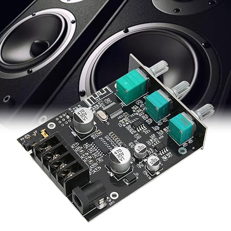 BT Amplifier Board, 2X50W 2 in 1 BT5.0 Subwoofer Amplifier Board Base for Table Control Home