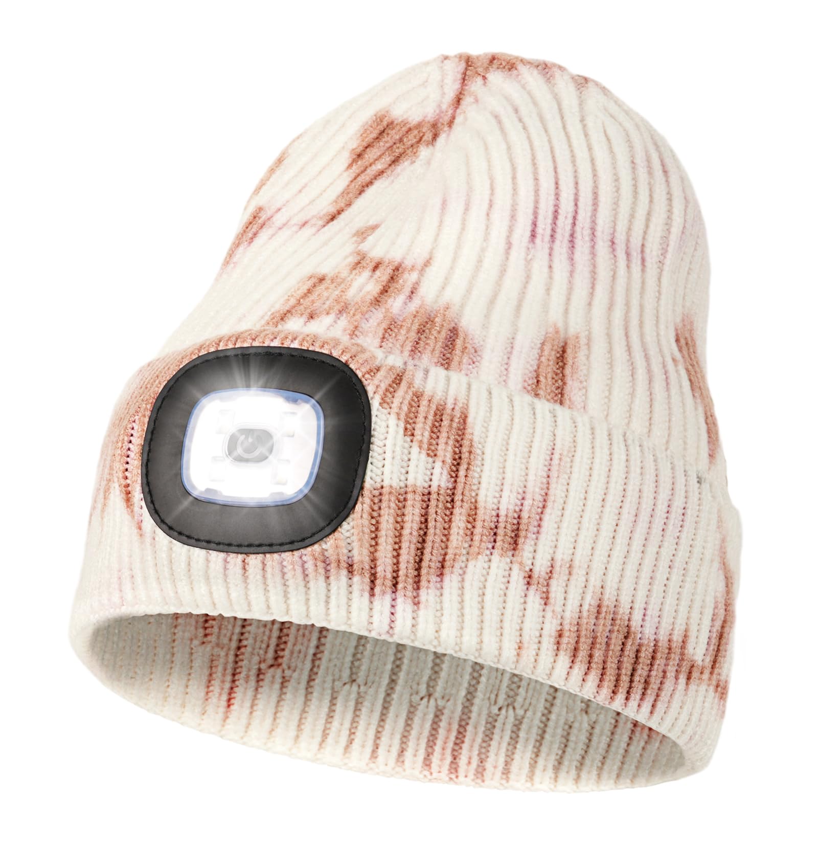MELASA Unisex Beanie with The Light Hands Free Winter Beanie Gifts for Men