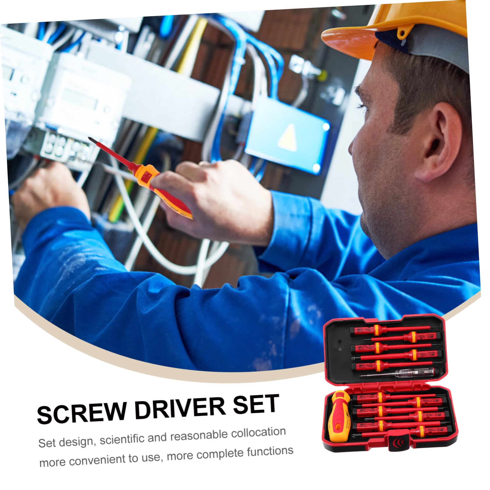 Set Cacciaviti Vde 13 in 1 per Riparazione Telefono Computer | Acciaio Legato V, Rosso, Formato Compatto e Leggero, Kit per Apertura e Smontaggio