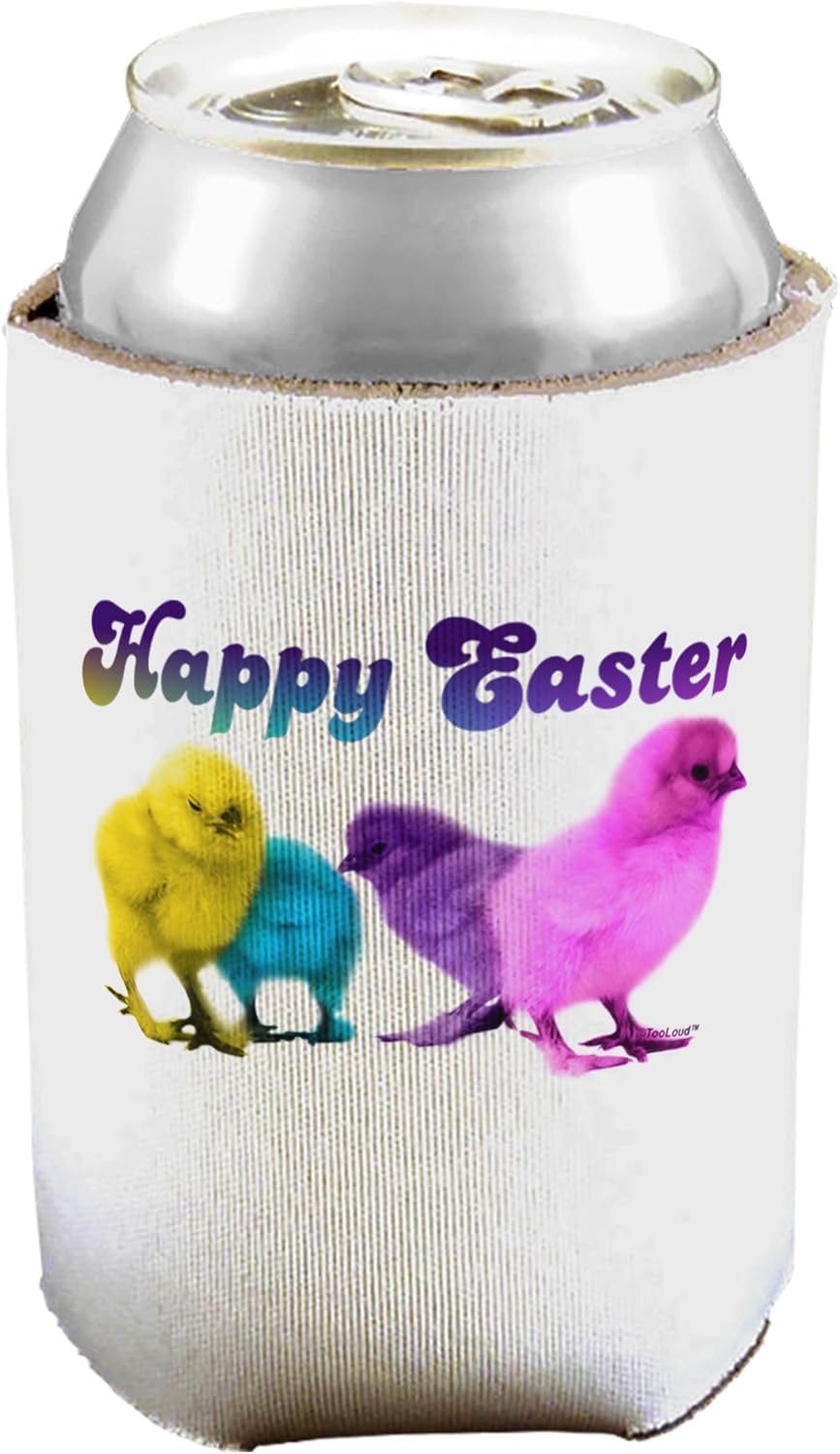 TooLoud Happy Easter Peepers Can/Bottle Insulator Coolers - 6 Pieces
