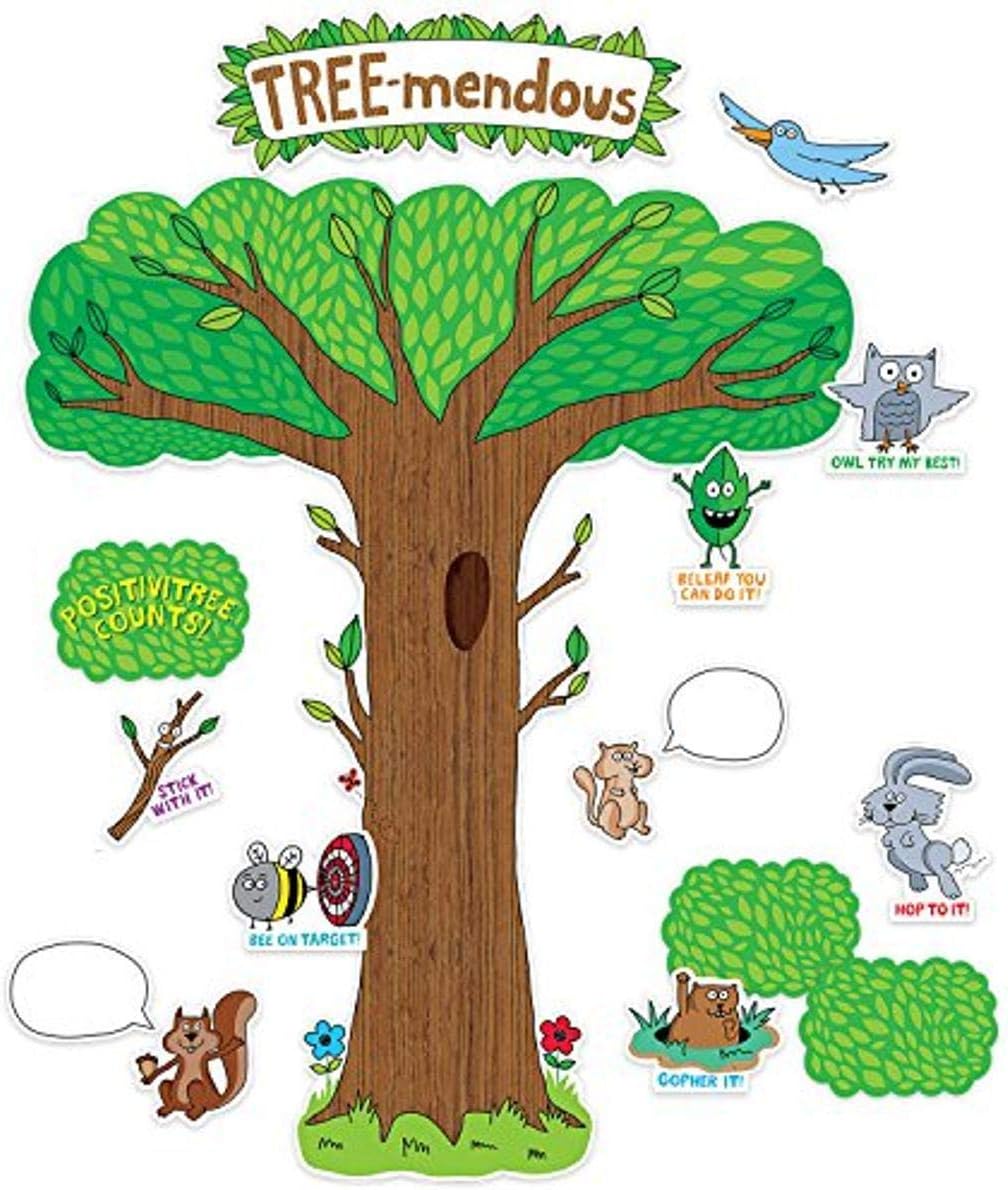Creative Teaching Press So Much Pun Tree-mendous Bulletin Board Set (3106)