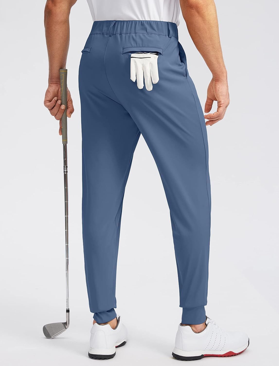 Soothfeel Men's Golf Joggers Pants with 5 Pockets Slim Fit Stretch Sweatpants Running Travel Dress Work Pants for Men - Image 4