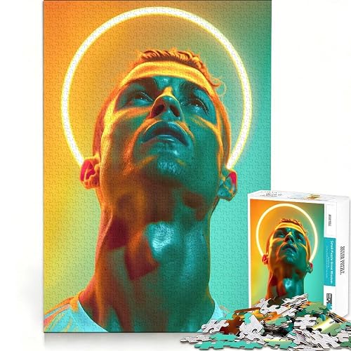 Rompecabezas para Adultos de 1000 Piezas: La Gloria de Cristiano Ronaldo Un Juego práctico