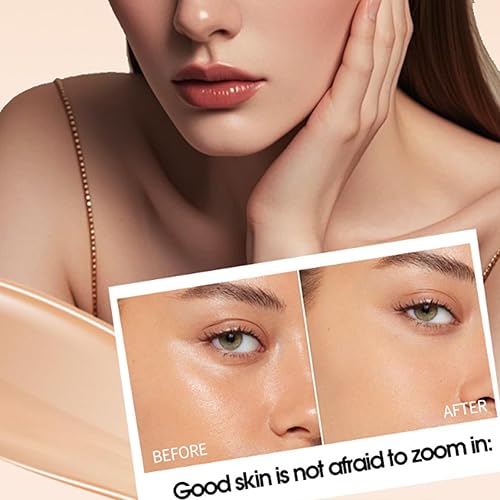 Vivien Beauty 2 in 1 Foundation Stick with Brush, Brightens, Hydrates, Natural Finish Makeup, Original Vivien Beauty Double Head Foundation Make up Stick for All Skin, Full Coverage (#2 Natural)(#2 Natural)