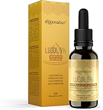 Lugol Solution 5% Pharmaceutical Grade 30ml Label FR Integrated Pipette Optimal Concentration Iodine Drops and Potassium Iodide