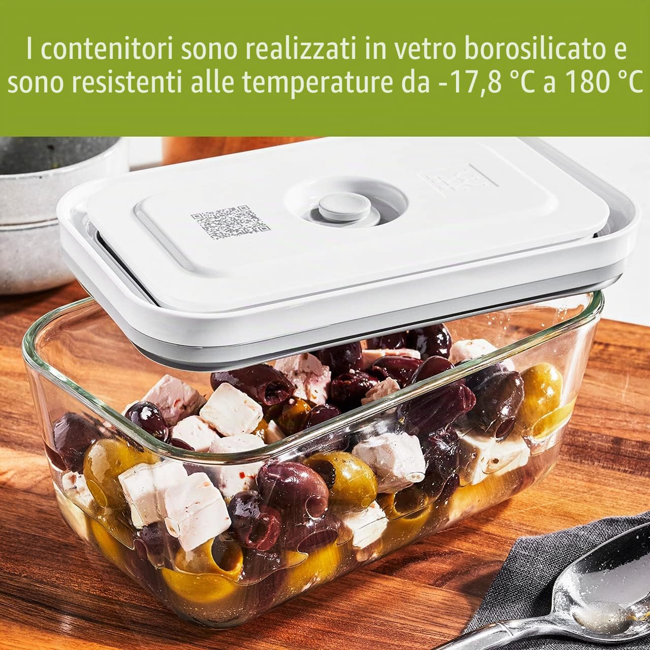 ZWILLING Fresh & Save - Contenitore per alimenti in vetro, 3 pezzi, dimensioni assortite