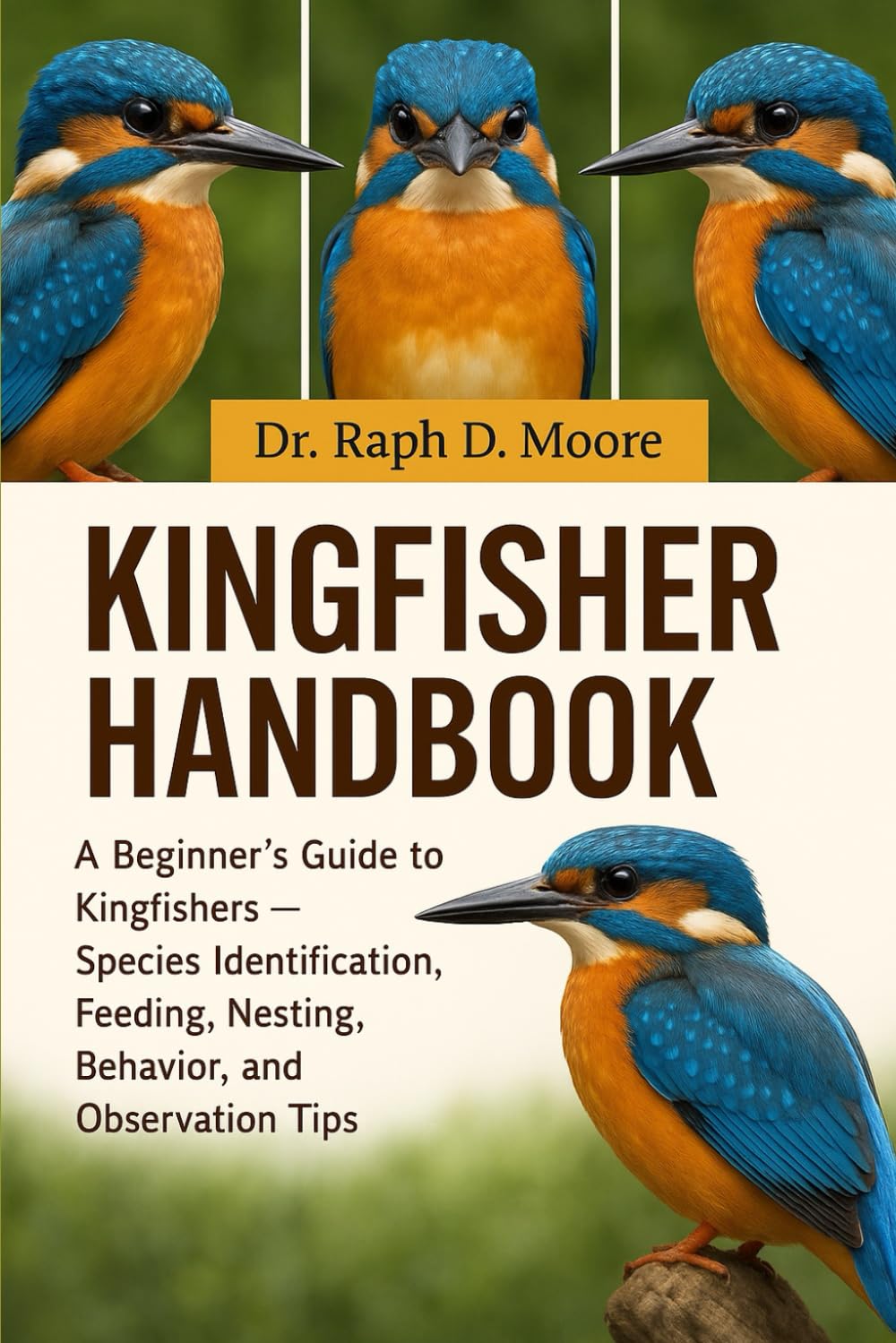 KINGFISHER HANDBOOK: A Beginner’s Guide to Kingfishers – Species Identification, Feeding, Nesting, Behavior, and Observation Tips