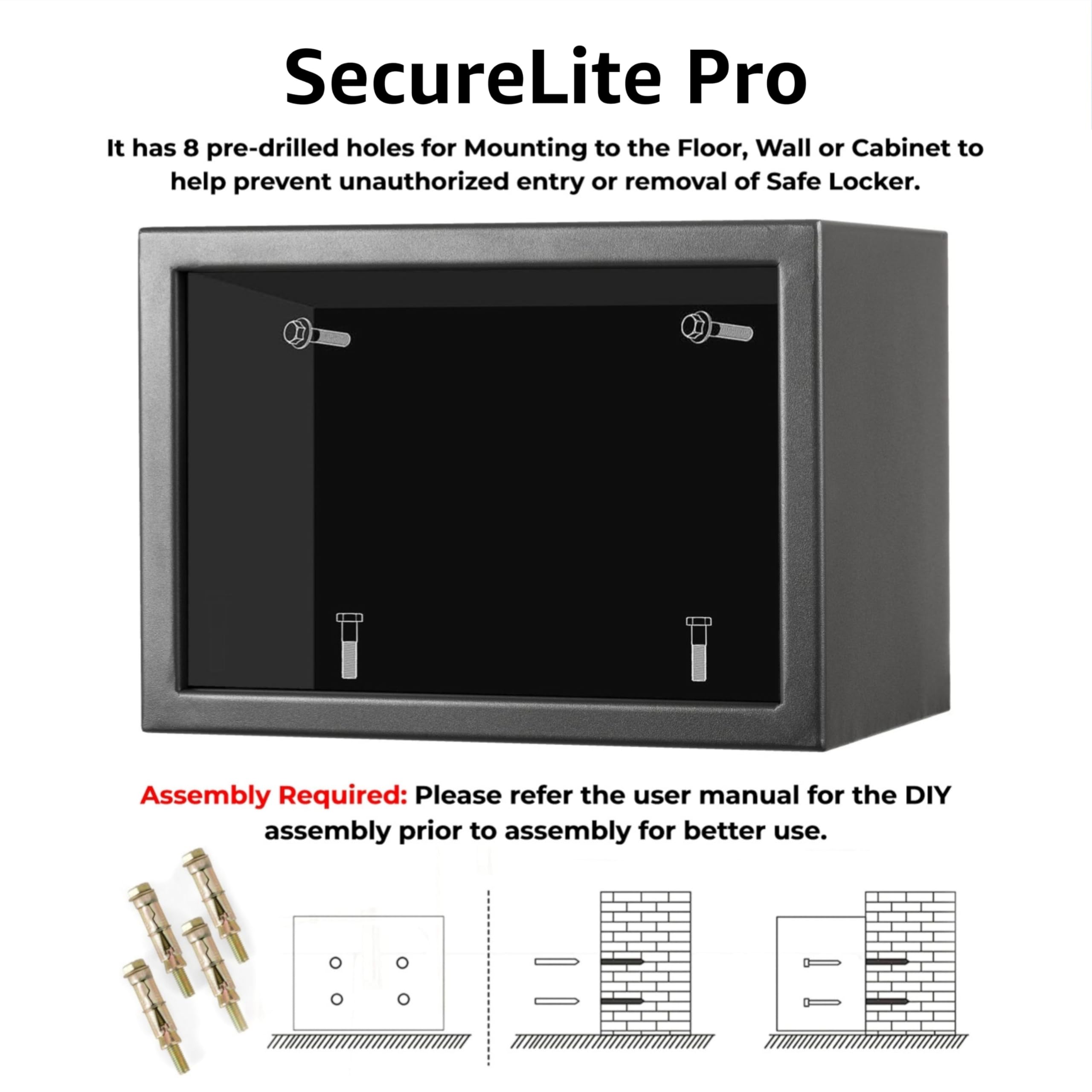 SecureHome Safe Locker - Digital & Key Access -9 SecureHome Safe Locker - Digital & Key Access -9