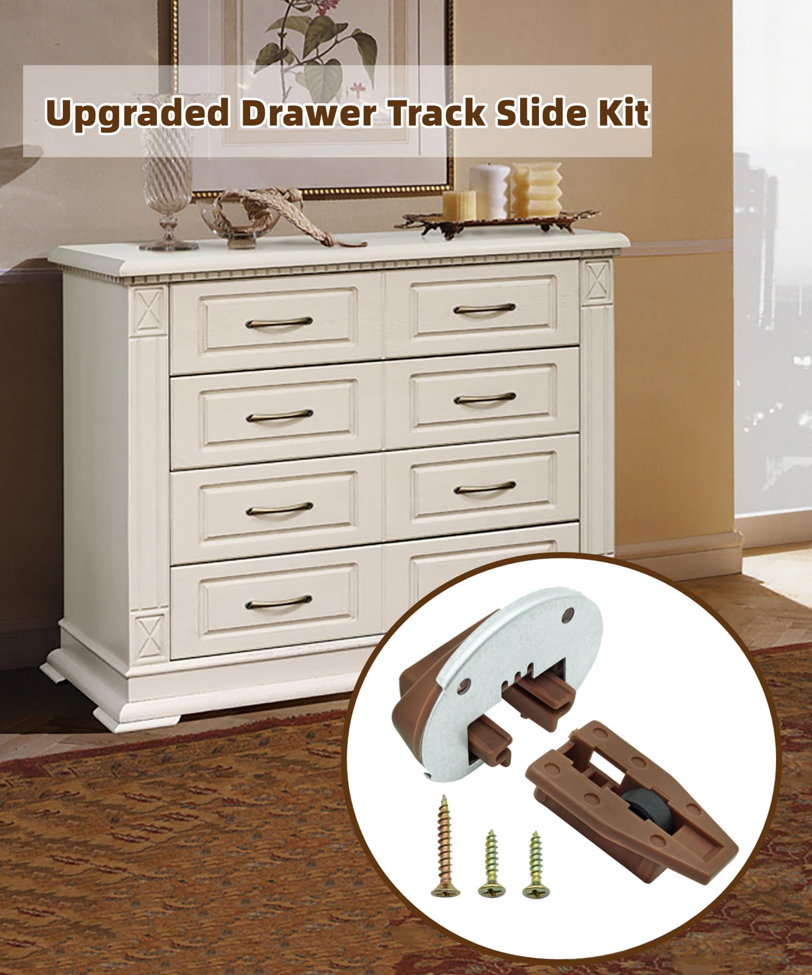 PROMARK Front Mounting Brackets for Standard Drawer Slides-5 Pair