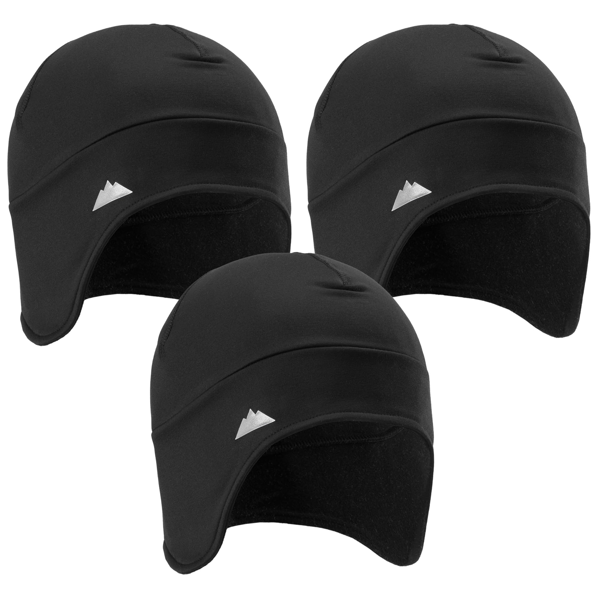 Tough Headwear Thermal Skull Cap - Moisture-Wicking Running Beanie - Snug Fit Ski Helmet Liner - Lightweight Cycling Cap