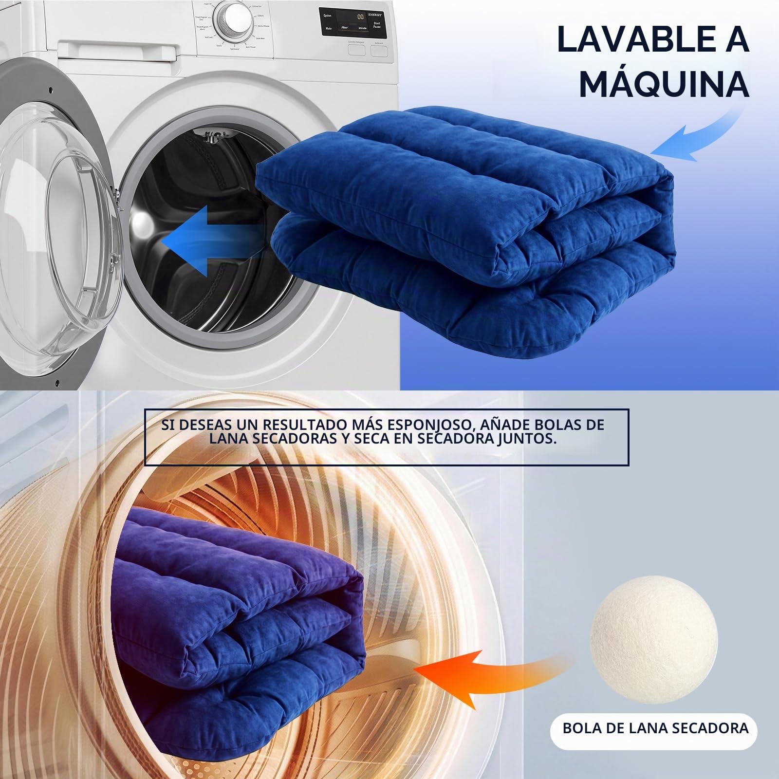 Cojín suave para silla de ruedas, accesorios para sillas de ruedas que ayudan a prevenir la presión, apoyan el coxis y la espalda, antideslizante, se adapta a sillas de calentamiento de 45.7