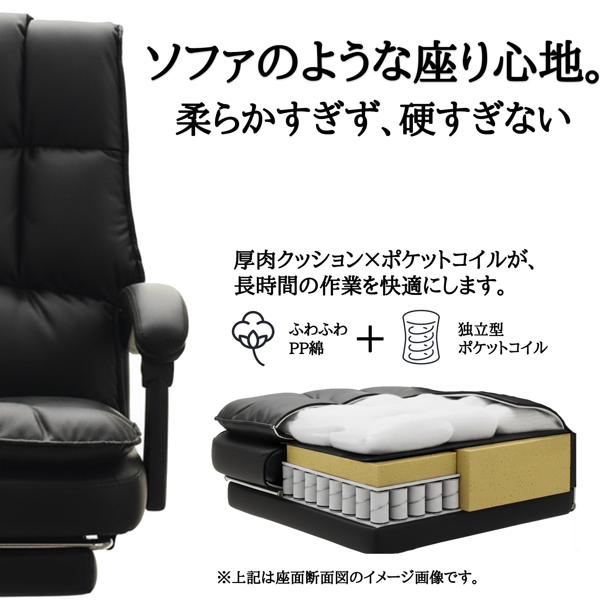 Amazon.co.jp: 【公式】iLooiLoo オフィスチェア デスクチェア