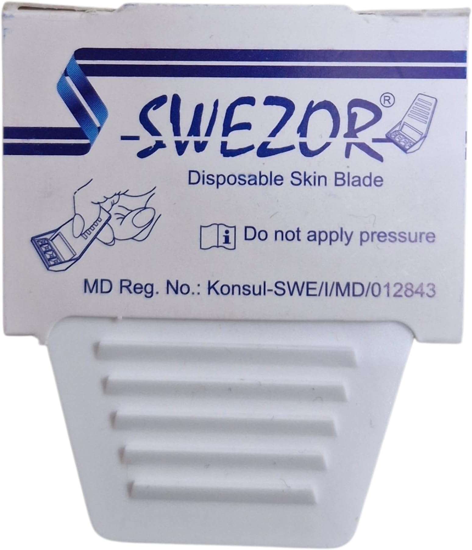 Disposable Skin Blade, Manual razor - THE ORIGINAL - MADE IN SWEDEN Pack Of 10Pcs. For Men/Women, PACK OF 10