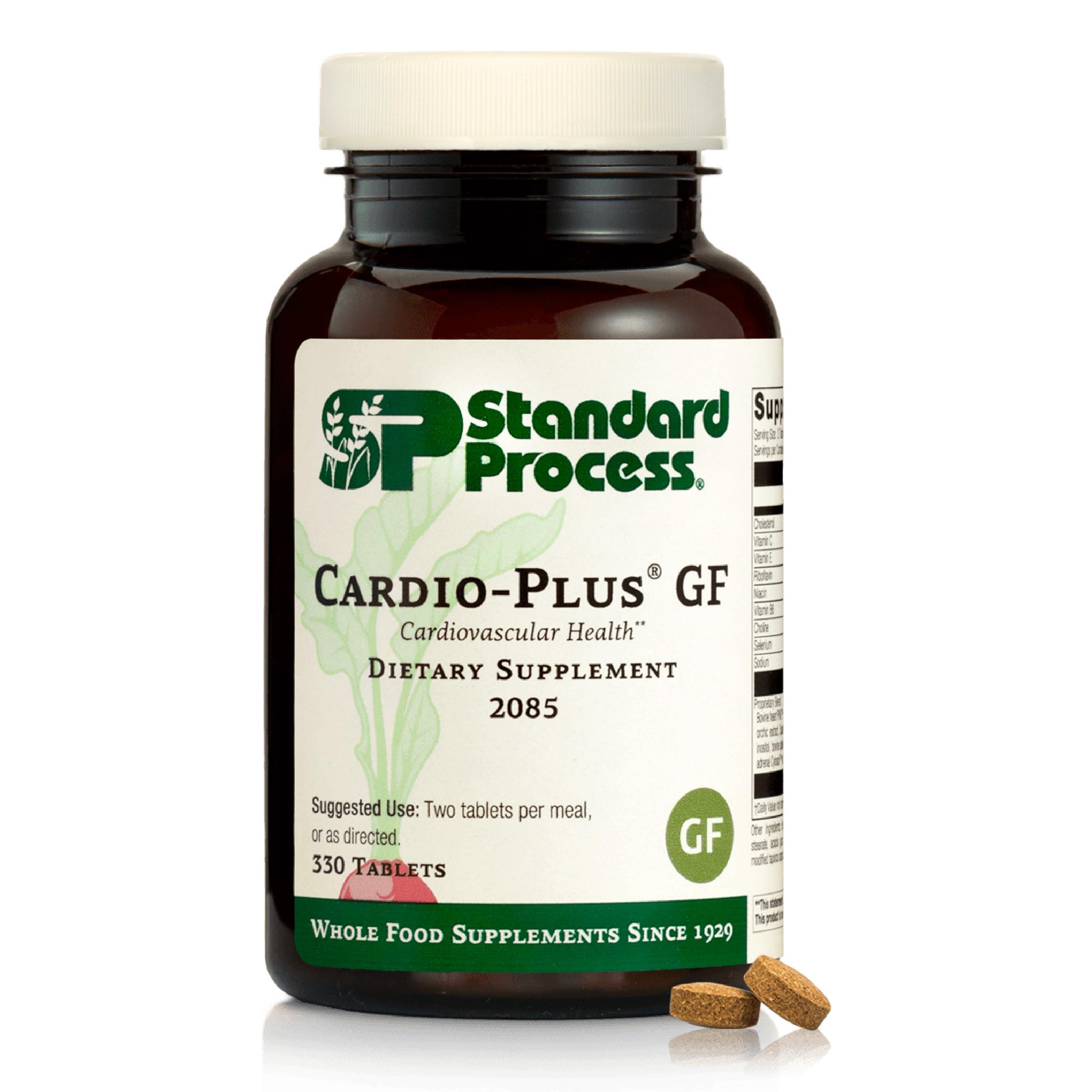 Cardio-Plus GF (Gluten Free) - Supports Heart Health and Blood Flow from Vitamin C, Vitamin E, Riboflavin, Niacin, Vitamin B6, Choline, Selenium, and More - 330 Tablets