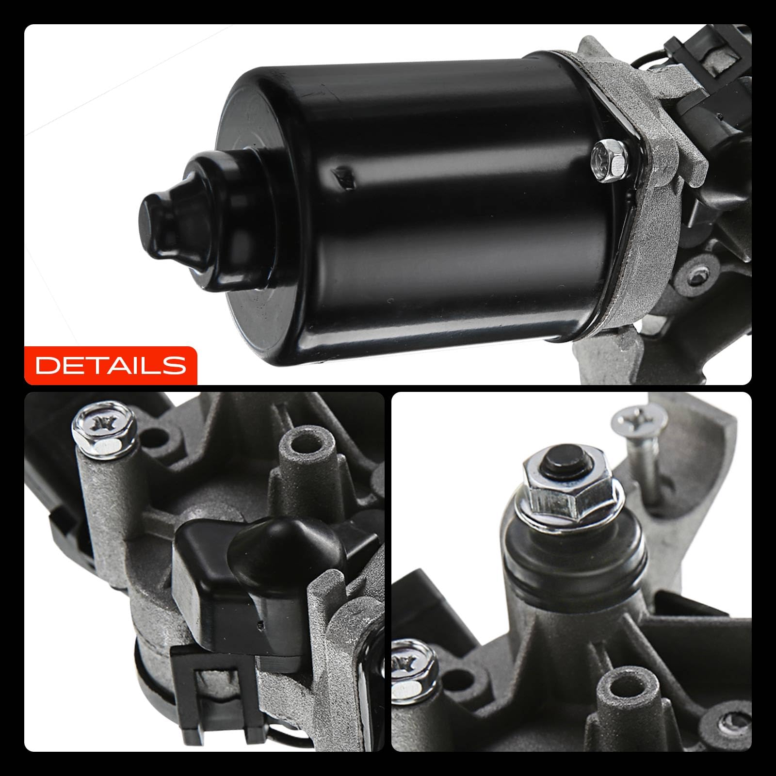 Frankberg Motore Tergicristallo Compatibile con Clio III BR0/1 CR0/1 1.2 16V 1.5 dCi 1.6 16V GT 1.6 16V 1.2 16V Hi-Flex 2.0 16V Spot 2.0 16V 2005-2014 Replace# 28800-9U10B,53567502