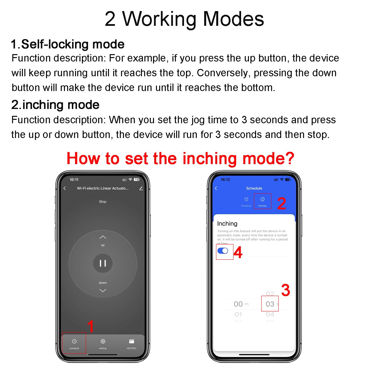 Contrôleur WiFi pour vérin linéaire électrique, interrupteur intelligent pour moteur DC, relais marche avant et arrière, application Smart Life, compatible avec Alexa et Google Home, DC12V 24V 32V