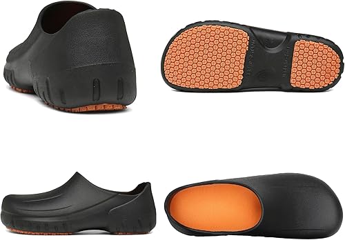 Miniatura 4 de Zapatos de chef antideslizantes para hombre, zapatos de trabajo antideslizantes profesionales impermeables para cocina, restaurante, hospital