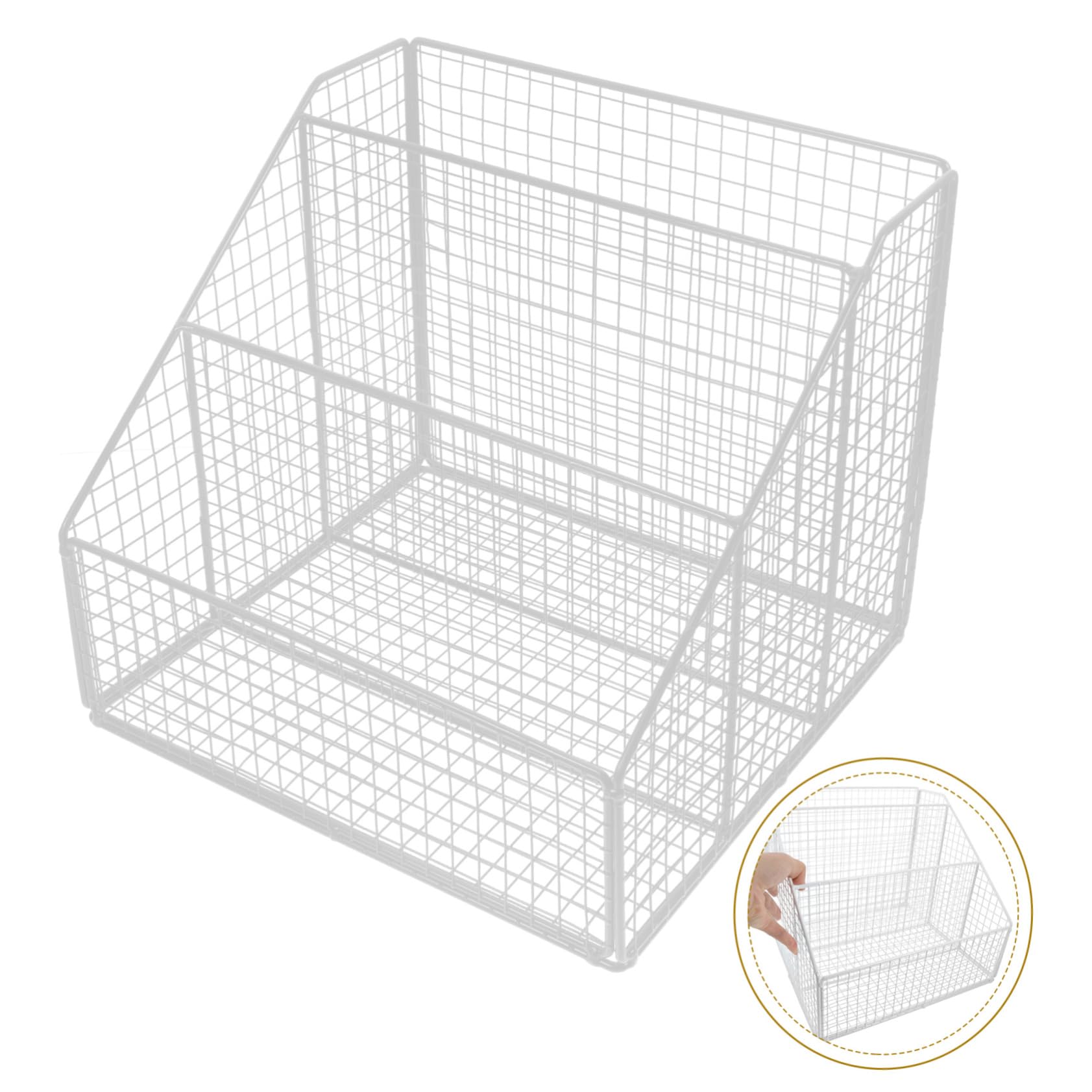 Portacartas para Organizador Libros Estantería Resistente Sujetalibros Decorativo Revistero De Escritorio
