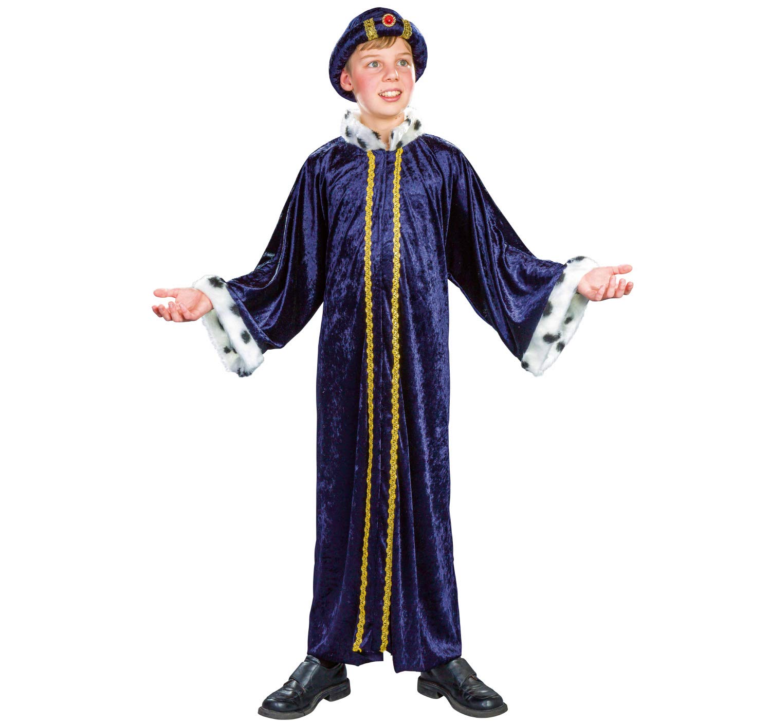 MIVAIUN Königsmantel Set Mit Krone - Samtumhang Für König/Königin Kostüm