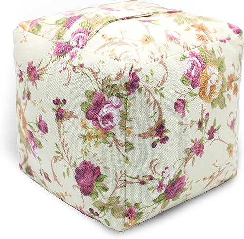 Vista 103 de Tope de puerta decorativo con peso, tope de puerta de tela con asa, cubo cuadrado resistente, protectores de pared para el hogar, oficina, A