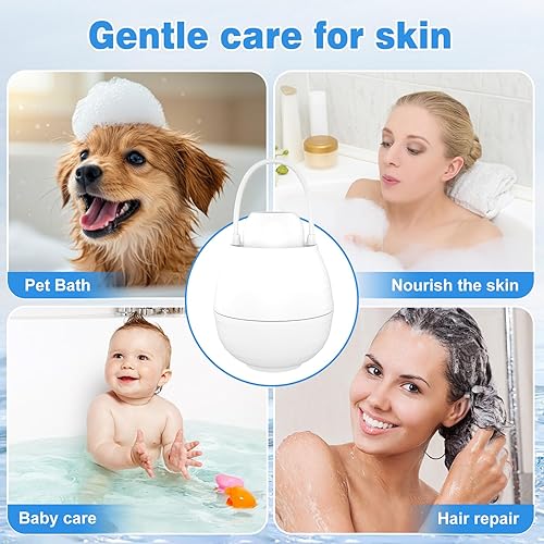 Miniatura 4 de Filtro de baño para bañera, filtro de agua para bañera con desbordamiento, filtración de filtro de grifo de 8000 galones, elimina cloro, fluoruro y