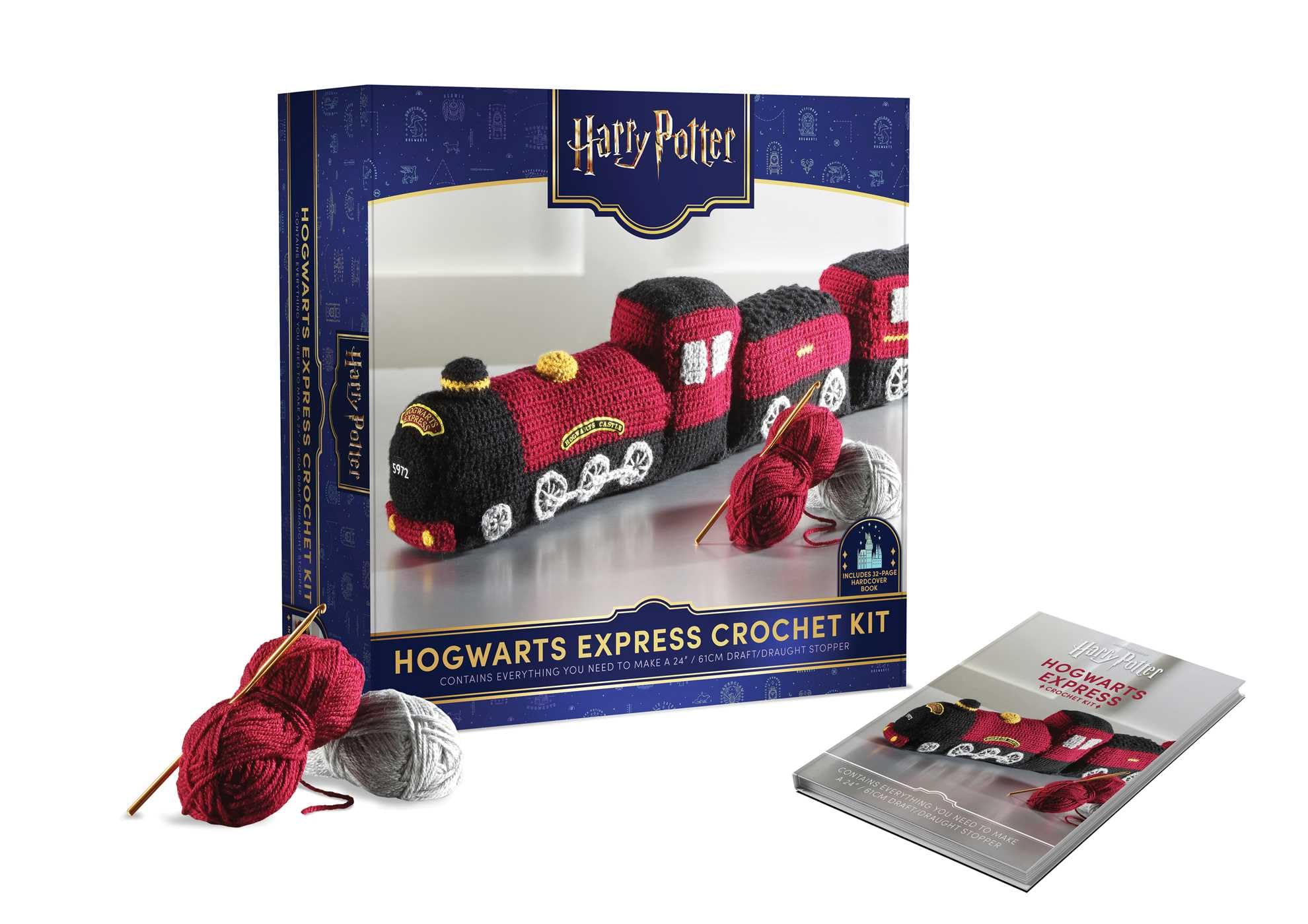 Harry Potter: Hogwarts Express Draft Stopper Crochet Kit by  ... - 9798337402628