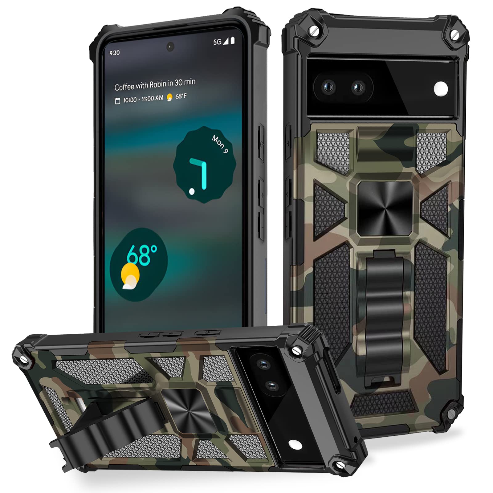 Amazon.co.jp: Yvpwt Google Pixel 6a ケース (2022) ミリタリー