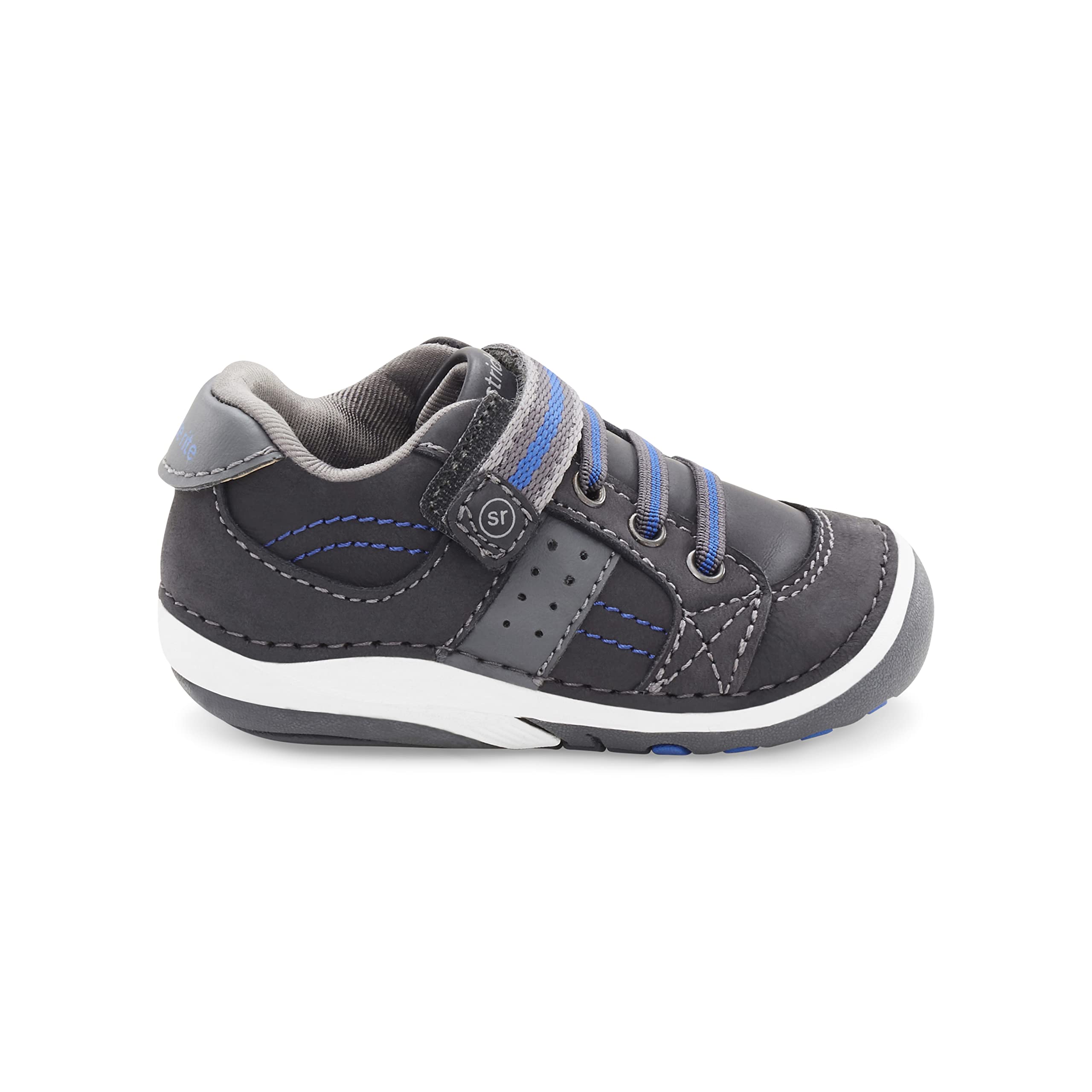 Stride Rite Baby Boys SRT SM Artie Sneaker, Grey, 5 Infant