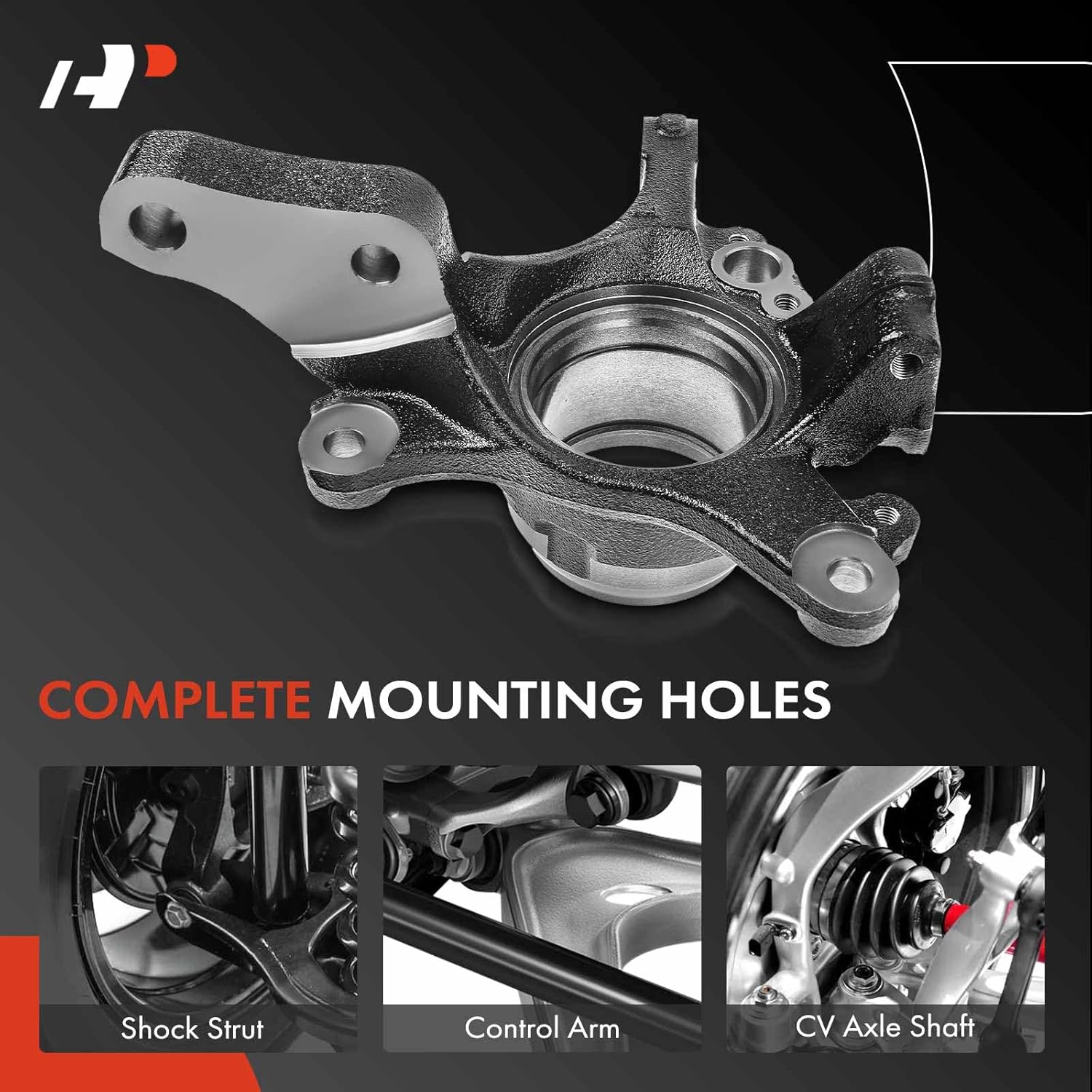 A-Premium Front Suspension Steering Knuckle Compatible with Subaru Forester 1998-2000, Impreza 1993-1997, Legacy 1990-1997 1999, Left Driver Side