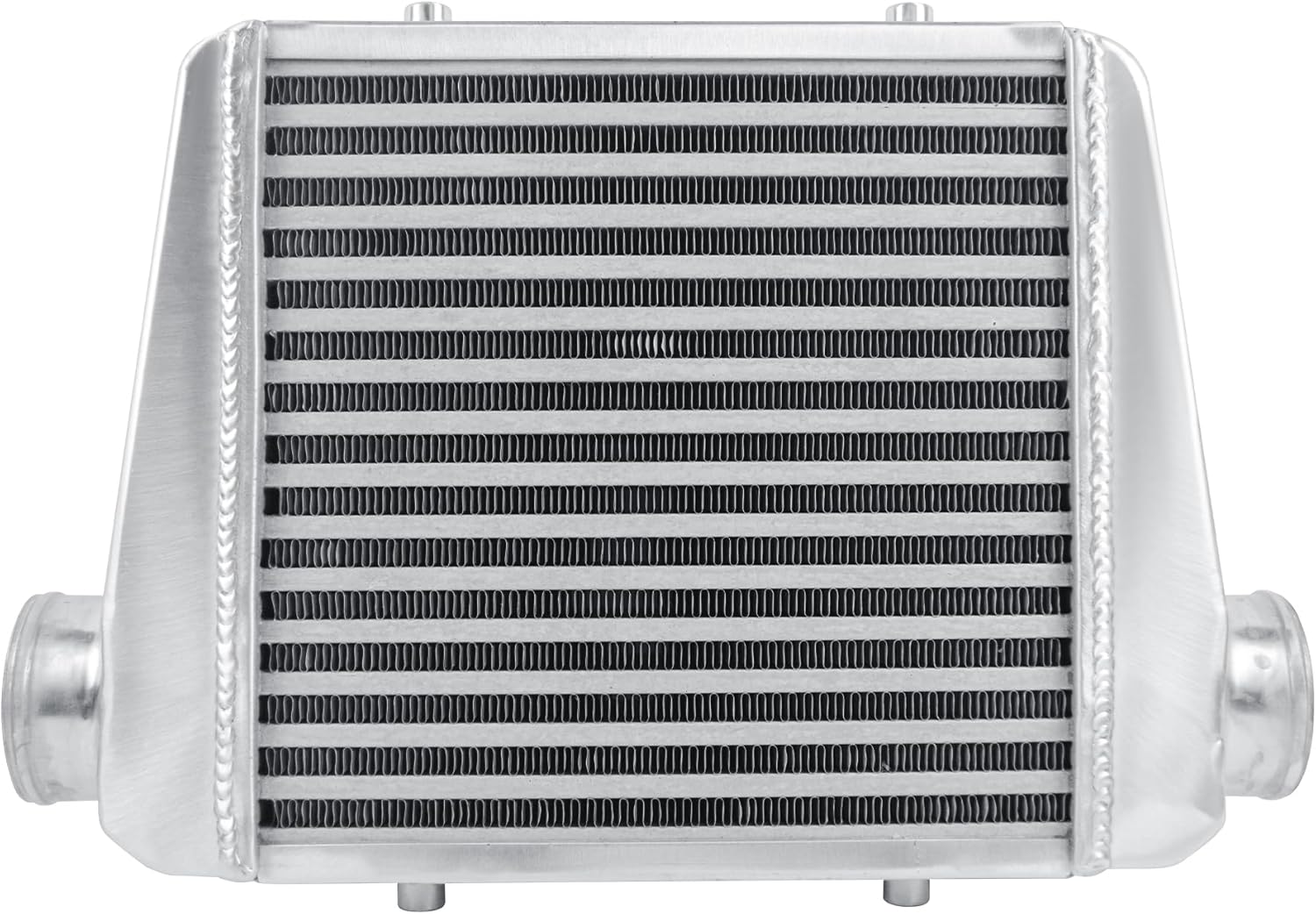 Universal Intercooler 18''x13''x3.3" Front Mount Intercooler 3'' Inlet and Outlet Aluminum Turbo Intercooler Direct Replacement for Any Turbo Charger system