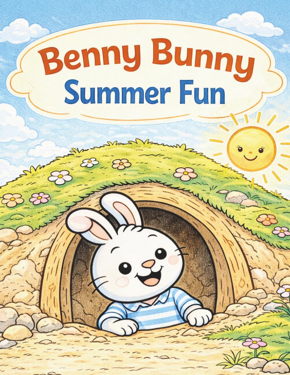 Benny Bunny Summer Fun: A Cute Toddler Coloring Book for Ages 2-4 | Easy and Fun Summer Scenes with Benny Bunny (Benny Bunny Coloring Books)